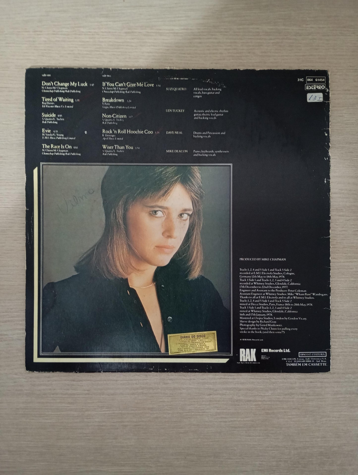 Lp Vinil Suzi Quatro If You Knew Suzi...