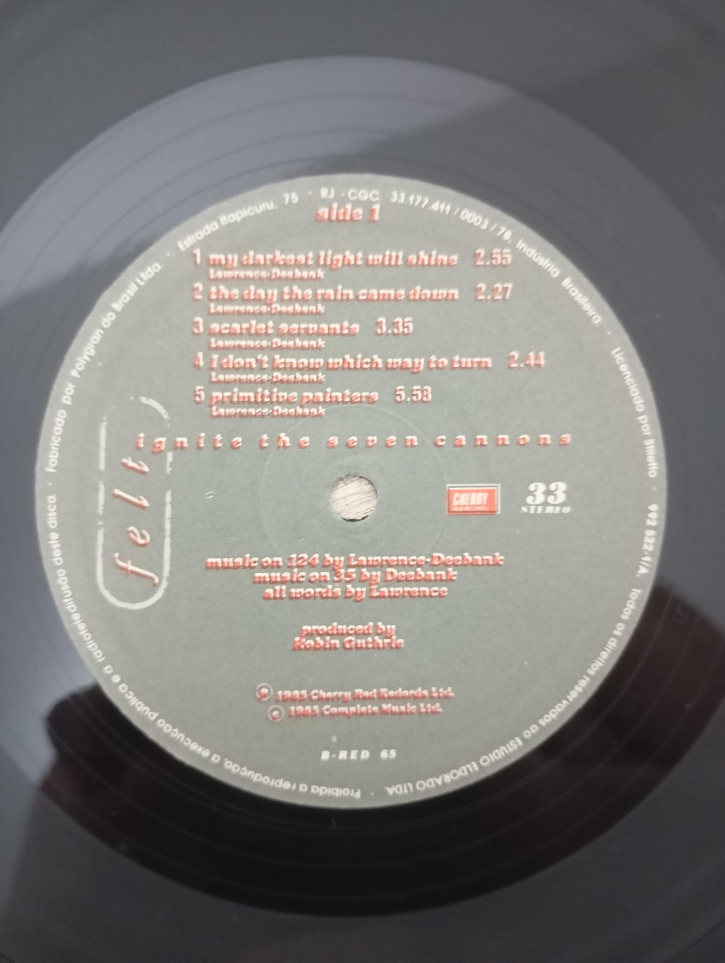 Lp Vinil Felt Ignite The Seven Cannons And Set Com Encarte