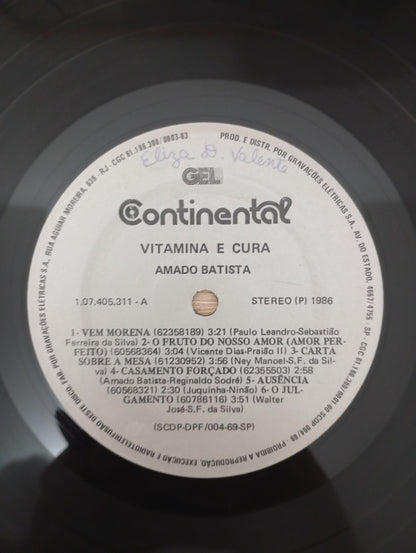 Lp Vinil Amado Batista Vitamina E Cura