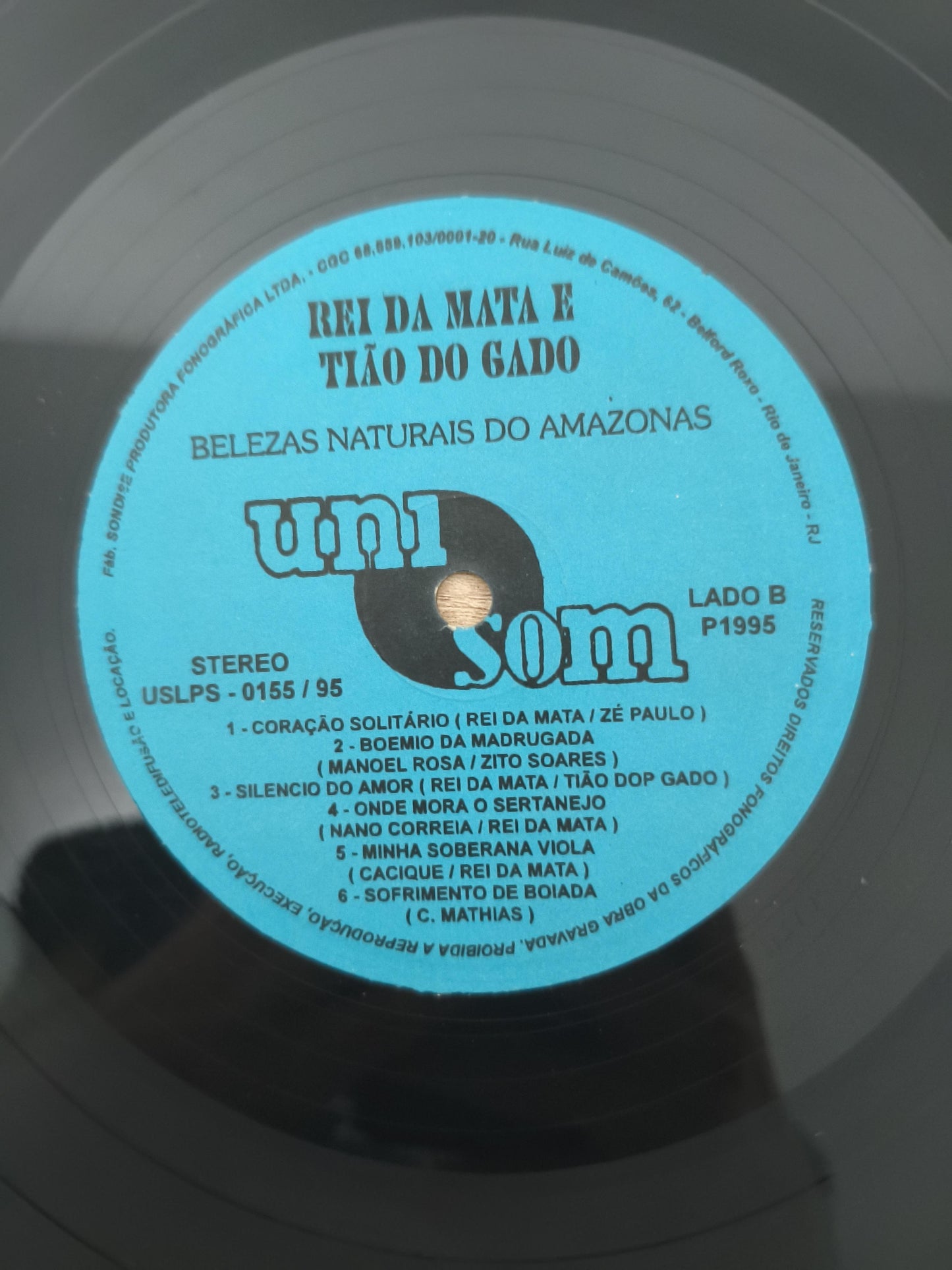 Lp Vinil Rei da Mata & Tião do Gado Os Autenticos Violeiros