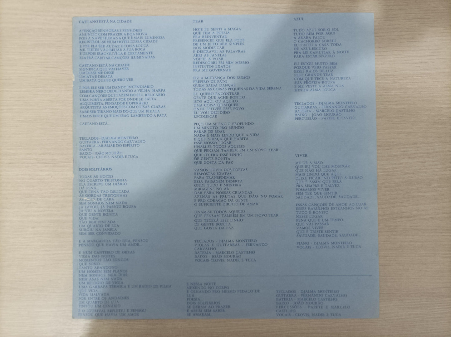 Lp Vinil Renato Teixeira Azul Com Encarte