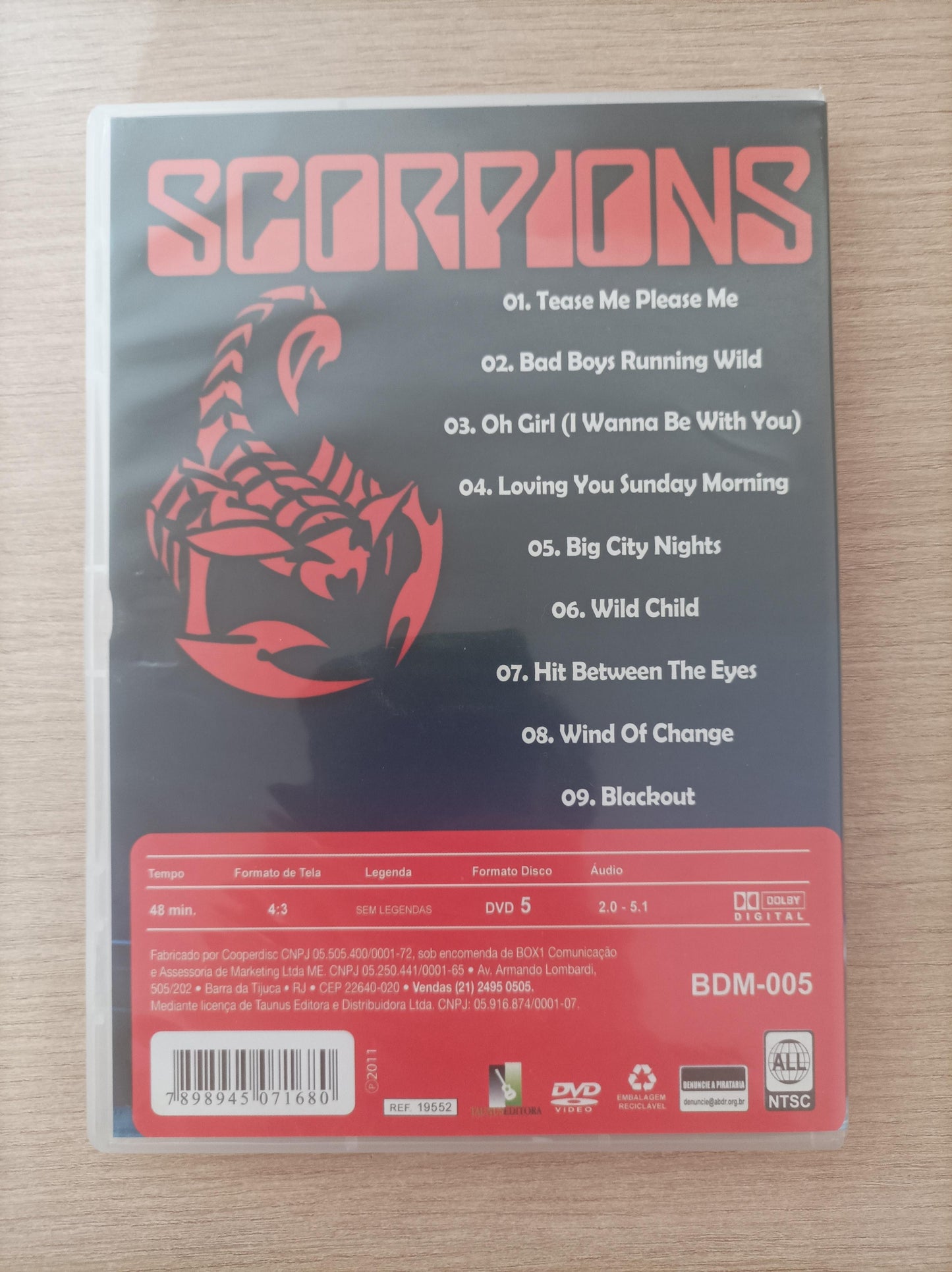 DVD Scorpions Bremerhaven 1996