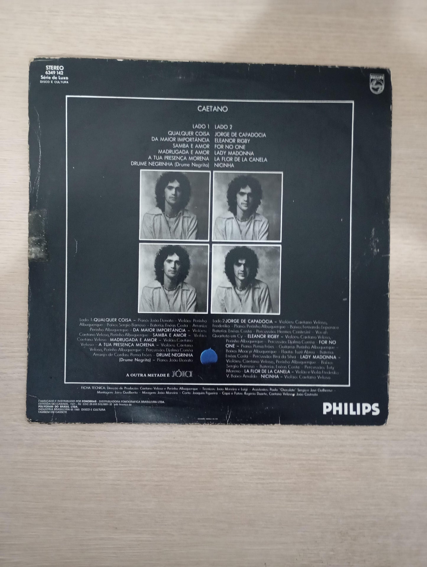 Lp Vinil Caetano Veloso Qualquer Coisa