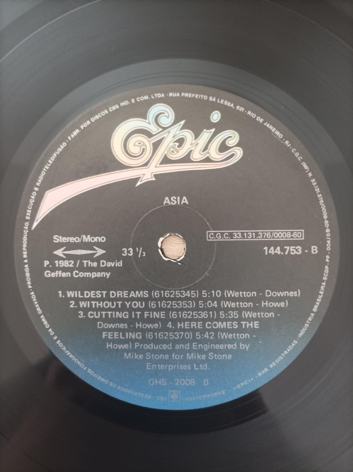 Lp Vinil Asia 1982