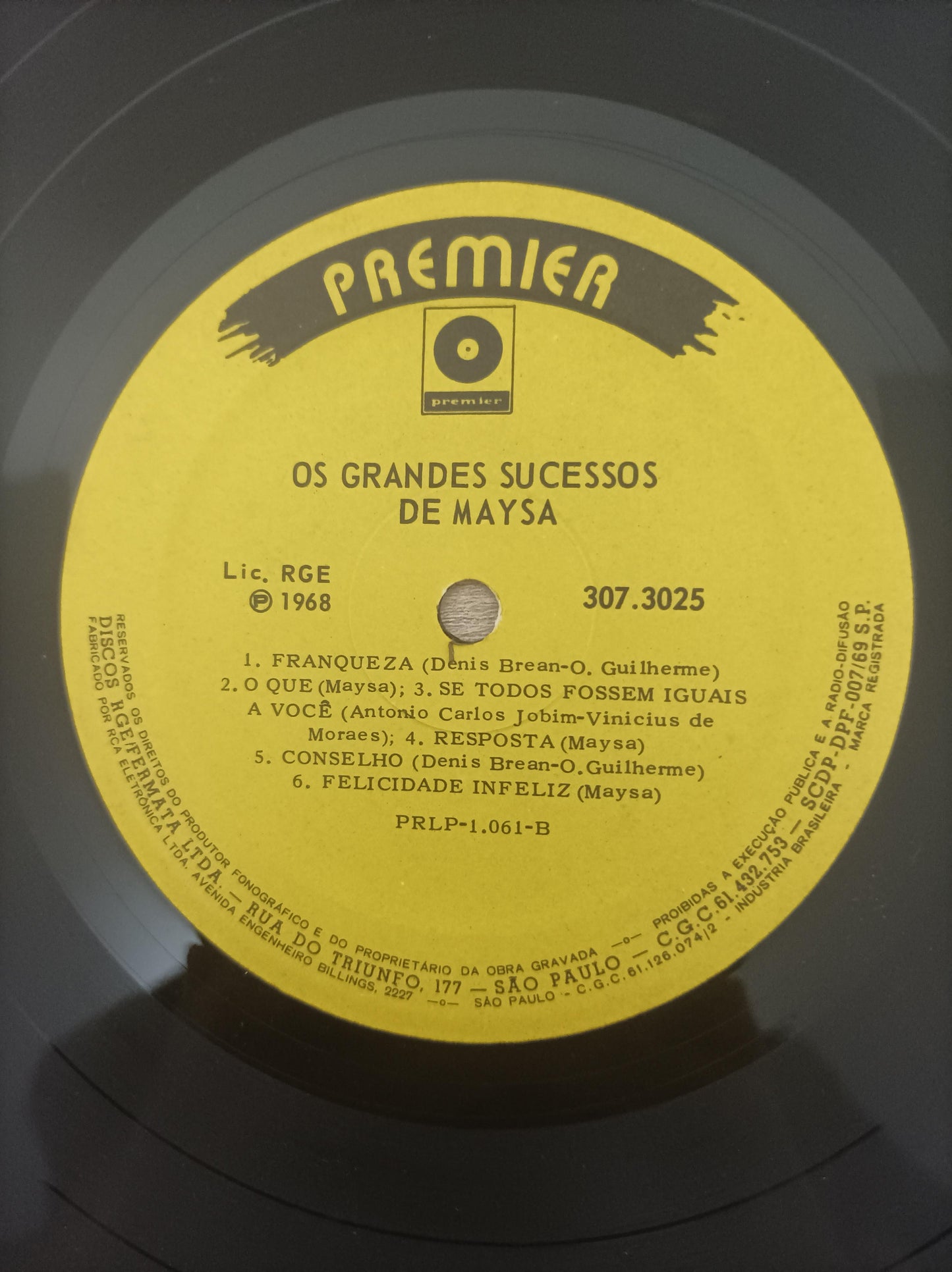 Disco Vinil Os Grandes Sucessos de Maysa Matarazzo A