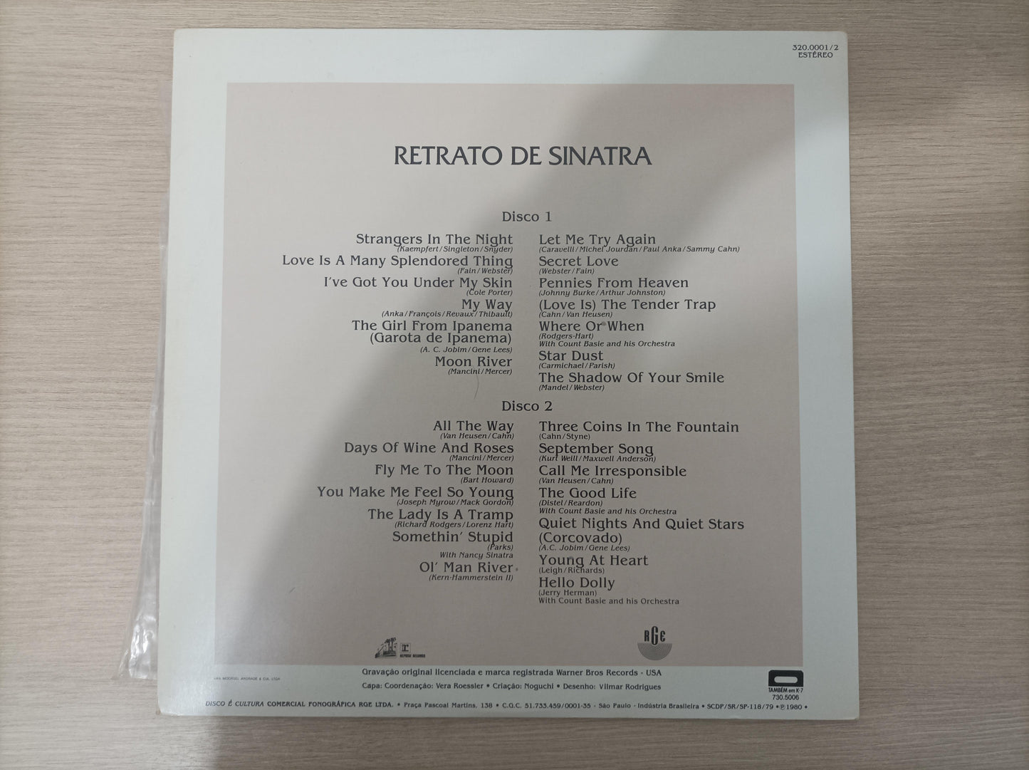 Lp Vinil Frank Sinatra Retrato De Sinatra Duplo
