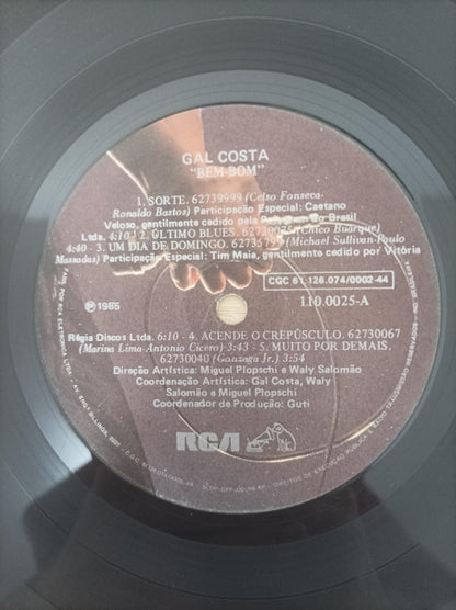 Lp Vinil Gal Costa Bem Bom Capa Dupla