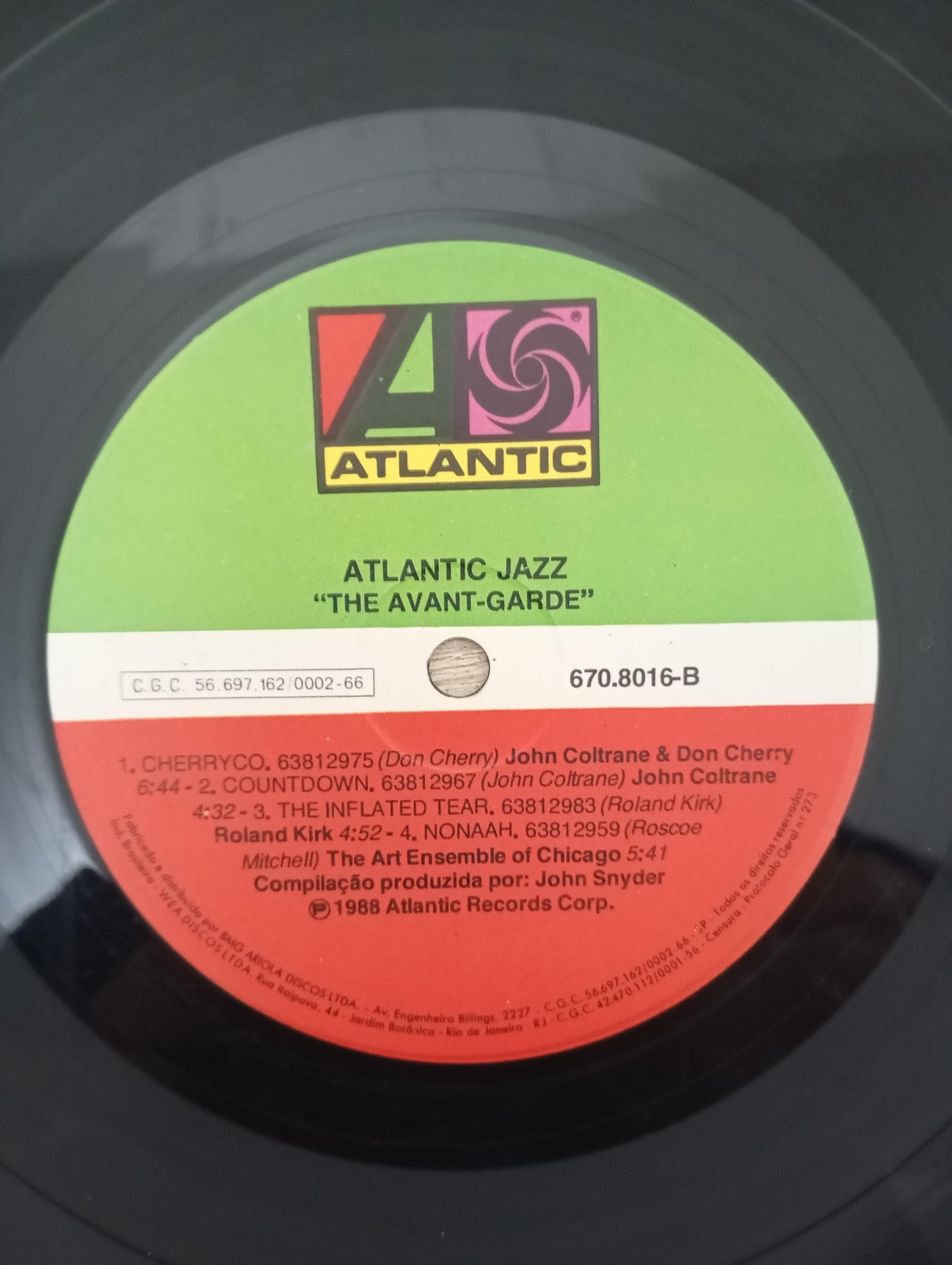 Lp Vinil The Avant-Garde Atlantic Jazz Com Encarte
