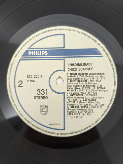 Lp Vinil Chico Buarque Personalidade Com Encarte
