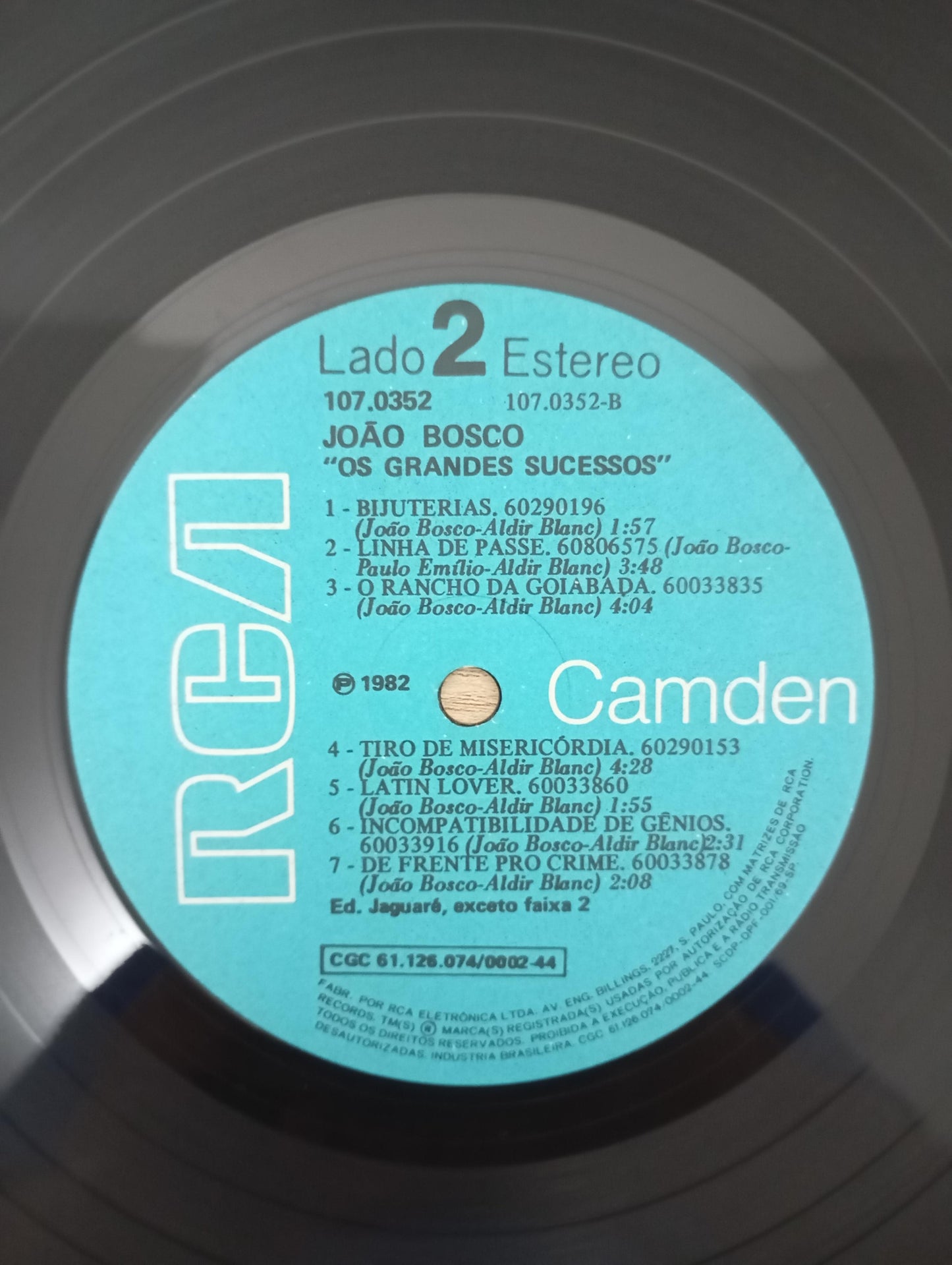 Lp Vinil João Bosco Os Grandes Sucessos