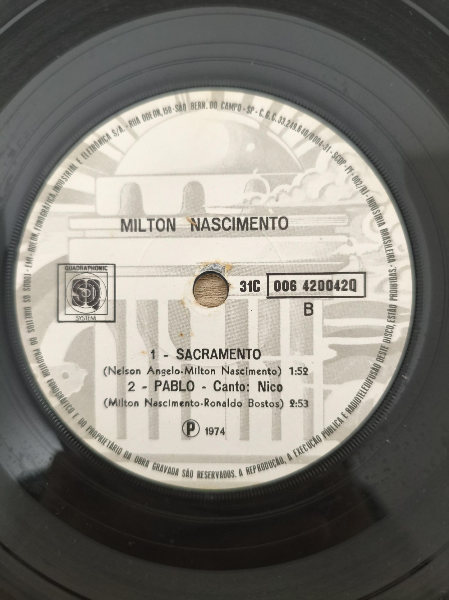 Compacto Vinil Milton Nascimento Cadê