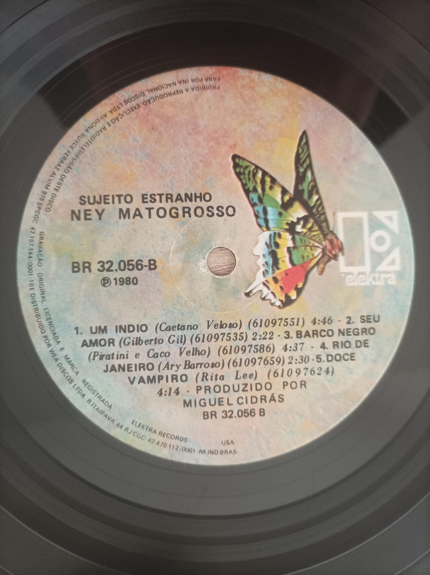 Lp Vinil Ney Matogrosso Sujeito Estranho