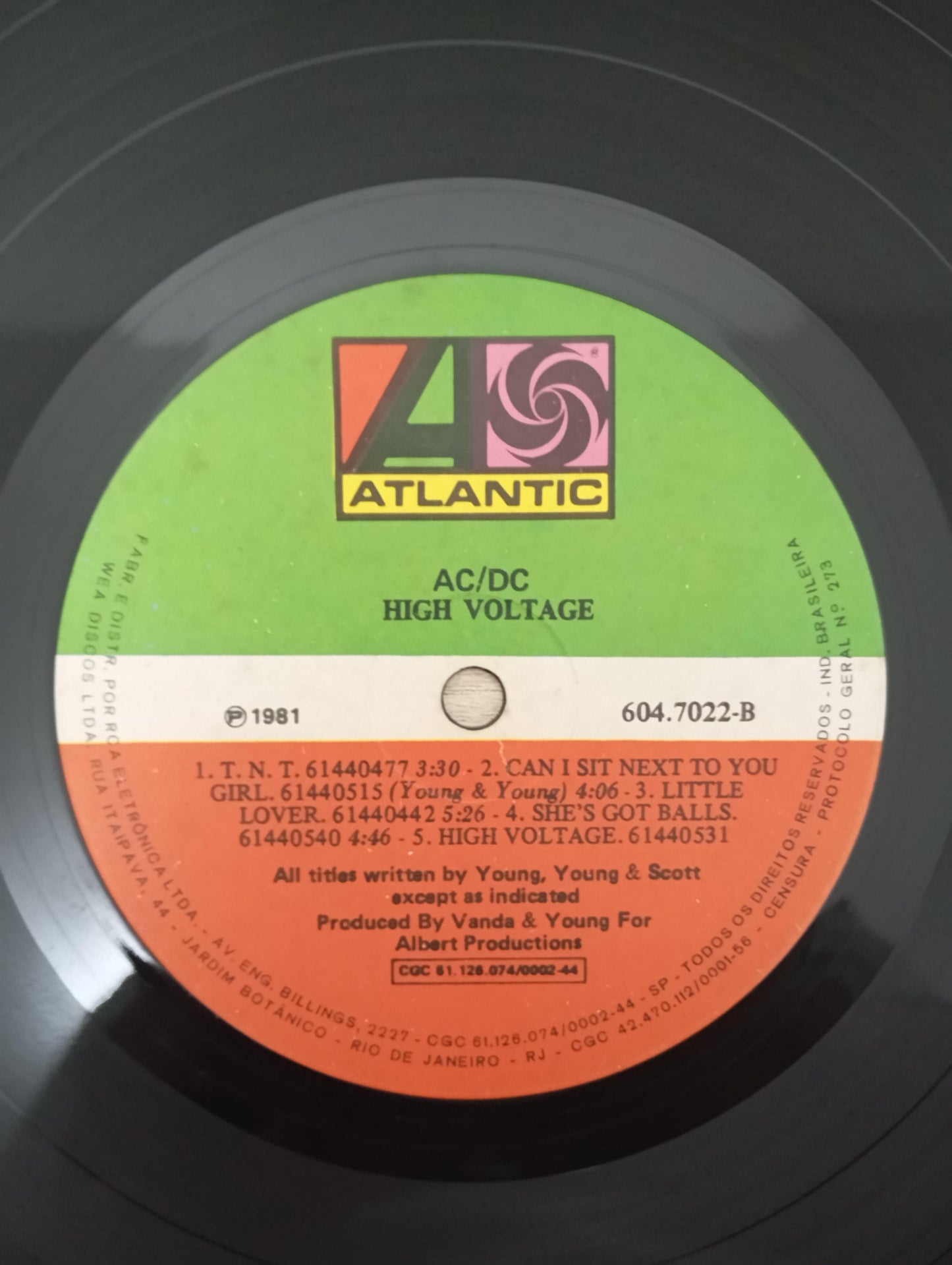 Lp Vinil AC/DC High Voltage