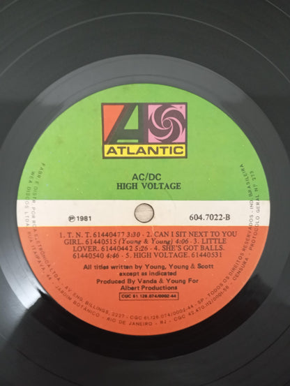Lp Vinil AC/DC High Voltage