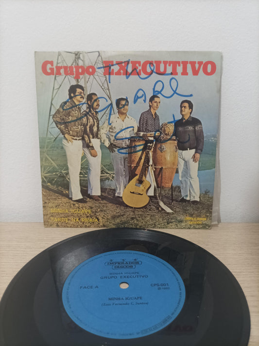 Compacto Vinil Minha Iguape Tarde na Praia Grupo Executivo A
