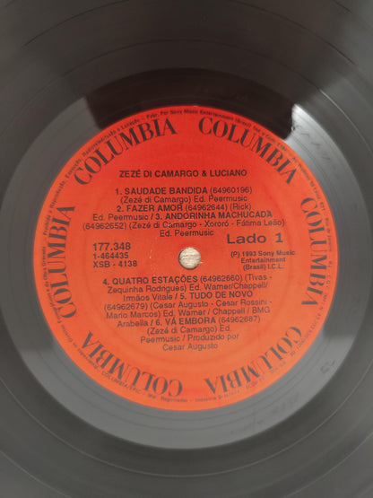 Lp Vinil Zezé Di Camargo & Luciano 1993