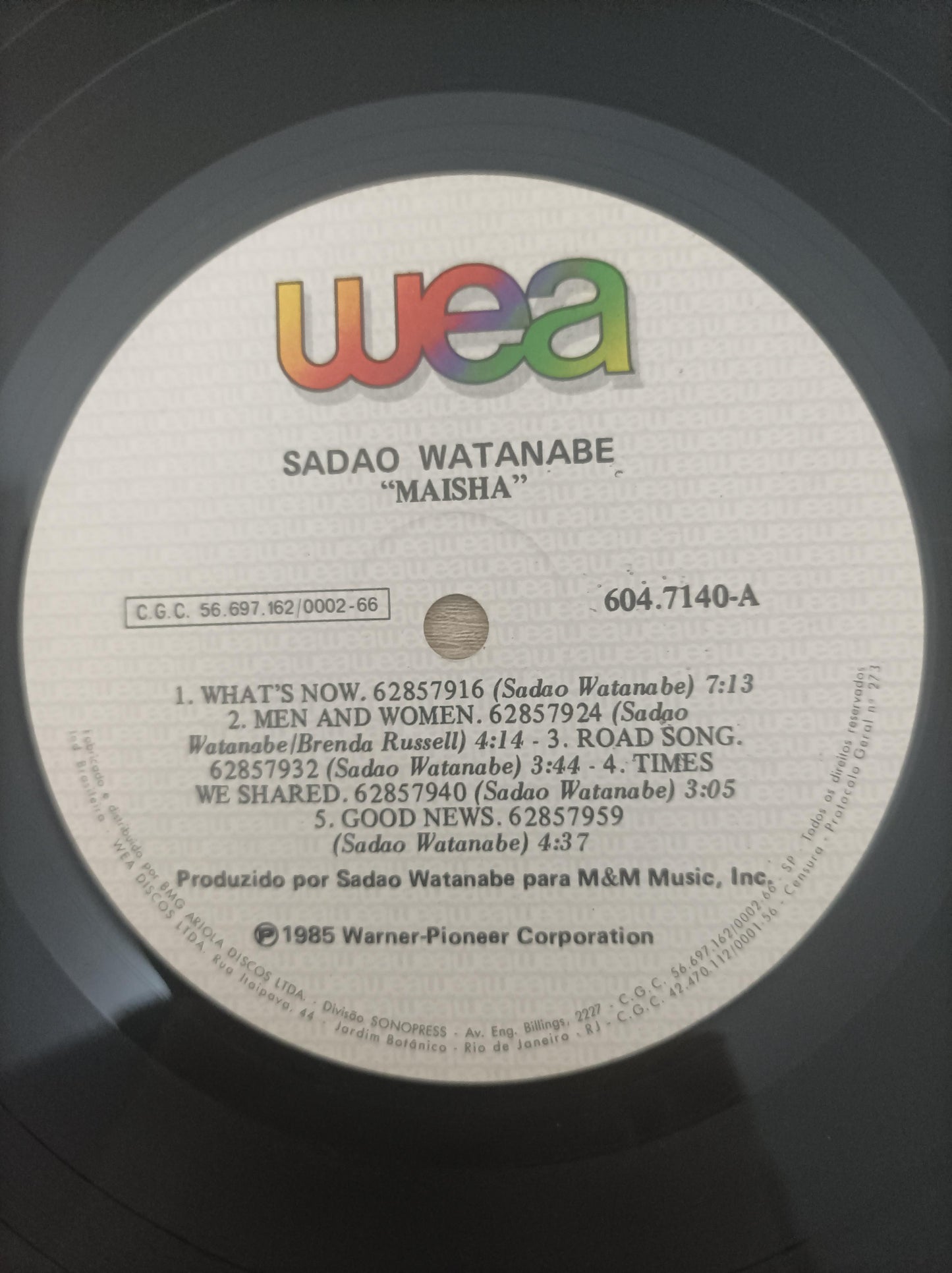 Lp Vinil Sadao Watanabe Maisha