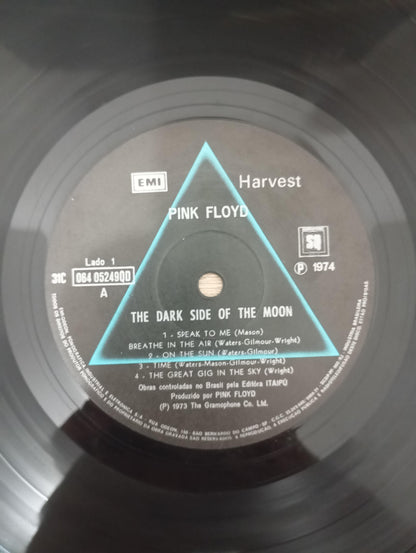 Lp Vinil Pink Floyd The Dark Side Of The Moon Capa Dupla, Leia