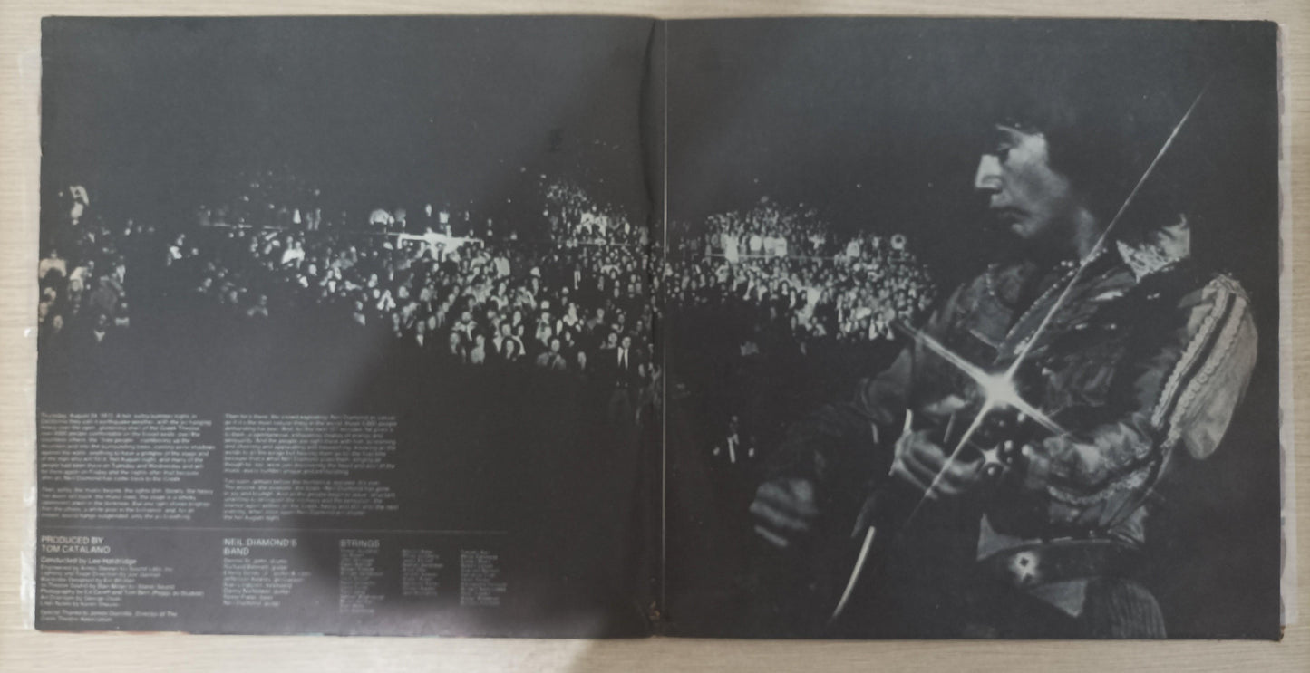 Lp Vinil Neil Diamond Hot August Night Duplo