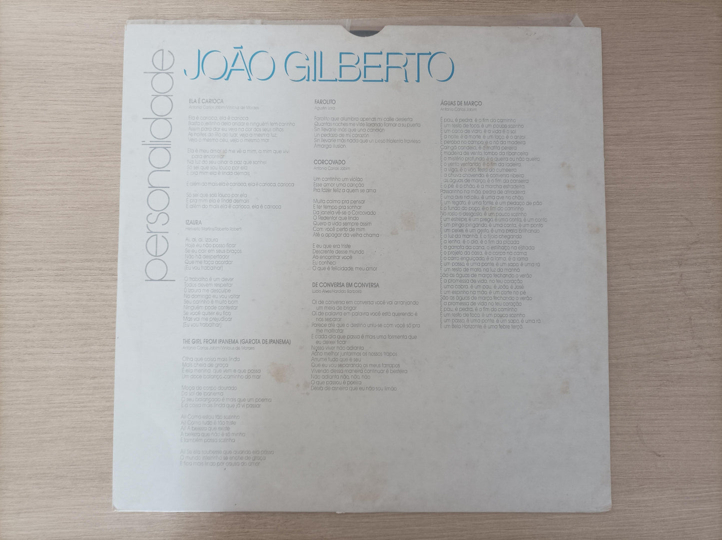 Lp Vinil João Gilberto Personalidade Best Of Brazil Encarte