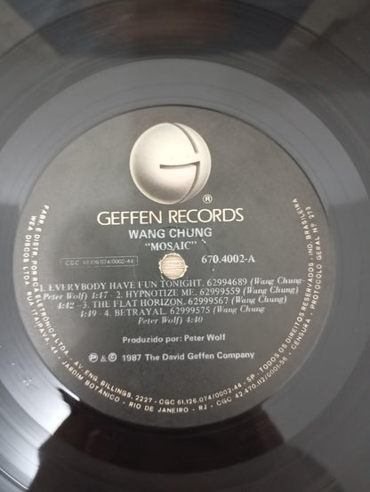 Disco Vinil Mosaic Wang Chung A