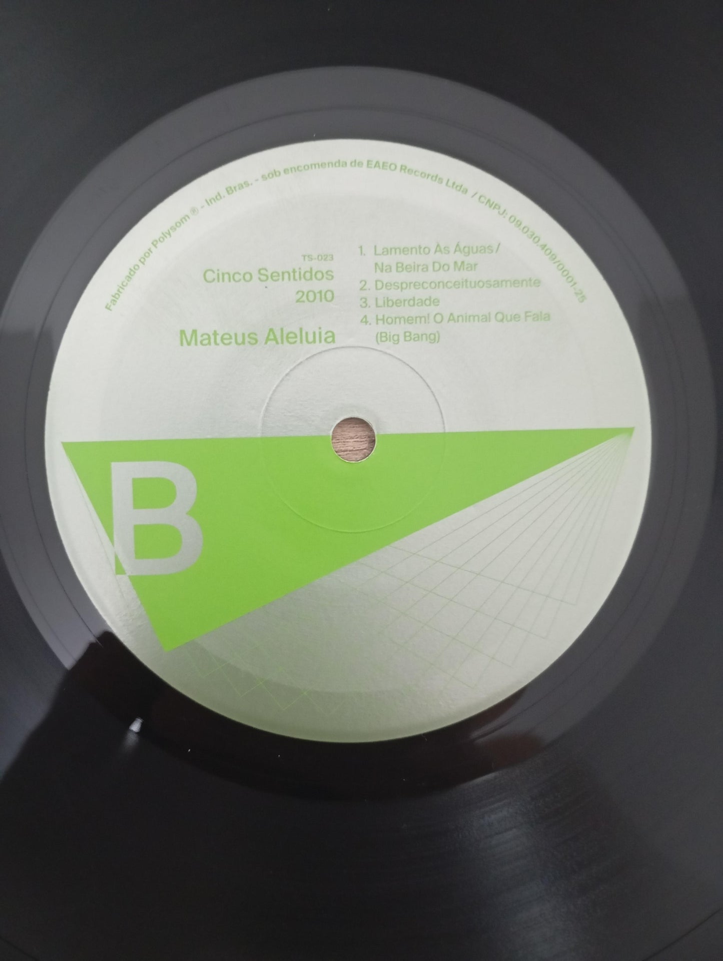 Lp Vinil Mateus Aleluia Cinco Sentidos