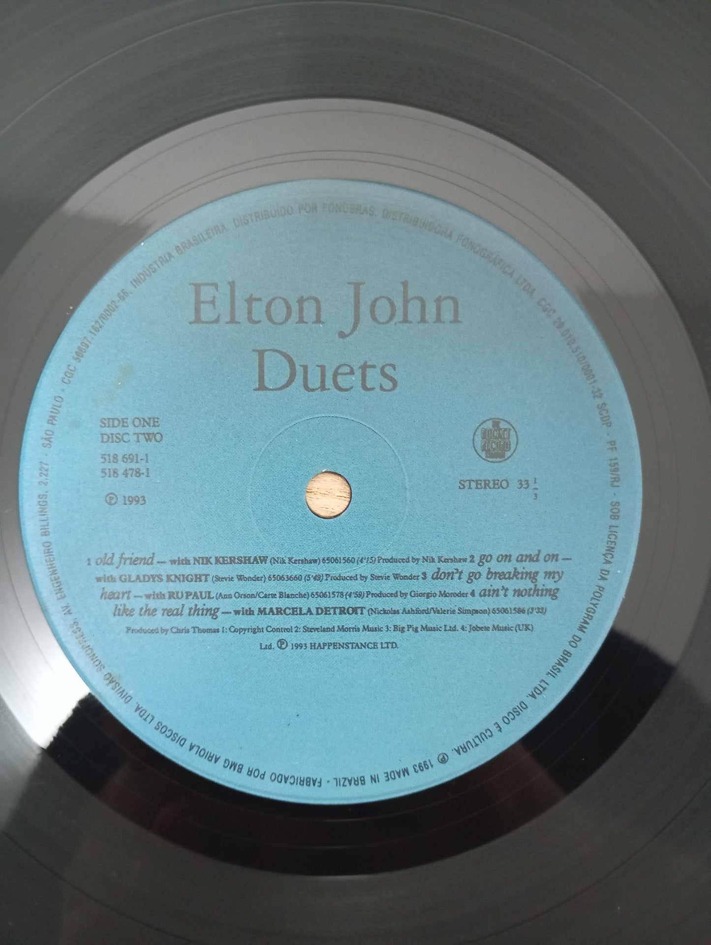Lp Vinil Elton John Duets Duplo