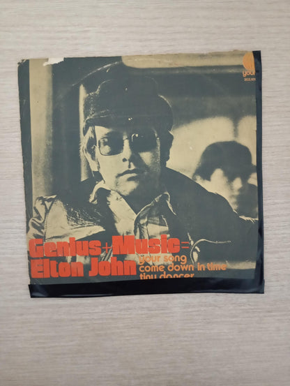 Compacto Vinil Elton John Genius + Music