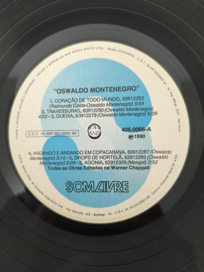 Lp Vinil Oswaldo Montenegro 1990 Com Encarte