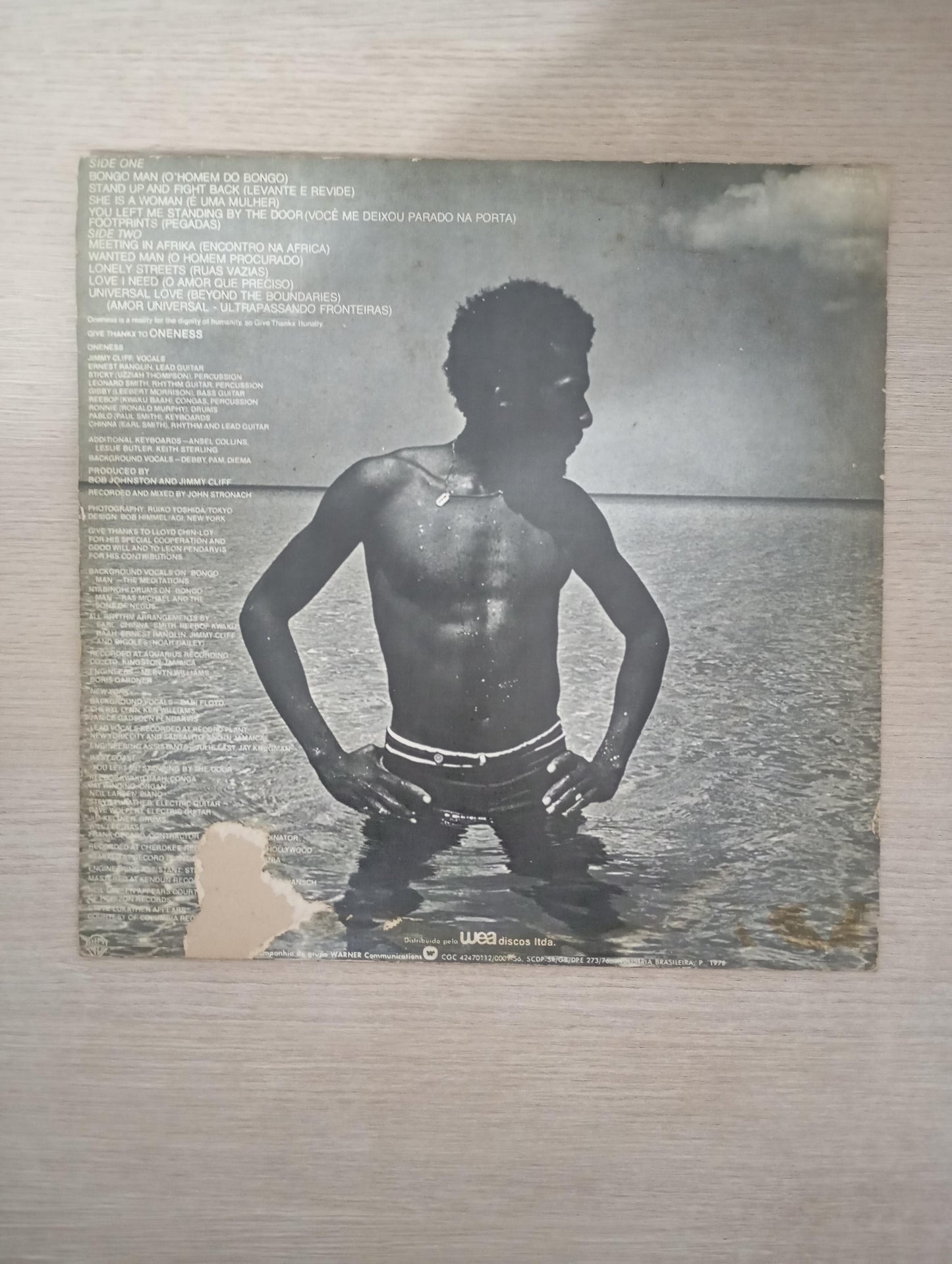 Lp Vinil Jimmy Cliff Give Thankx