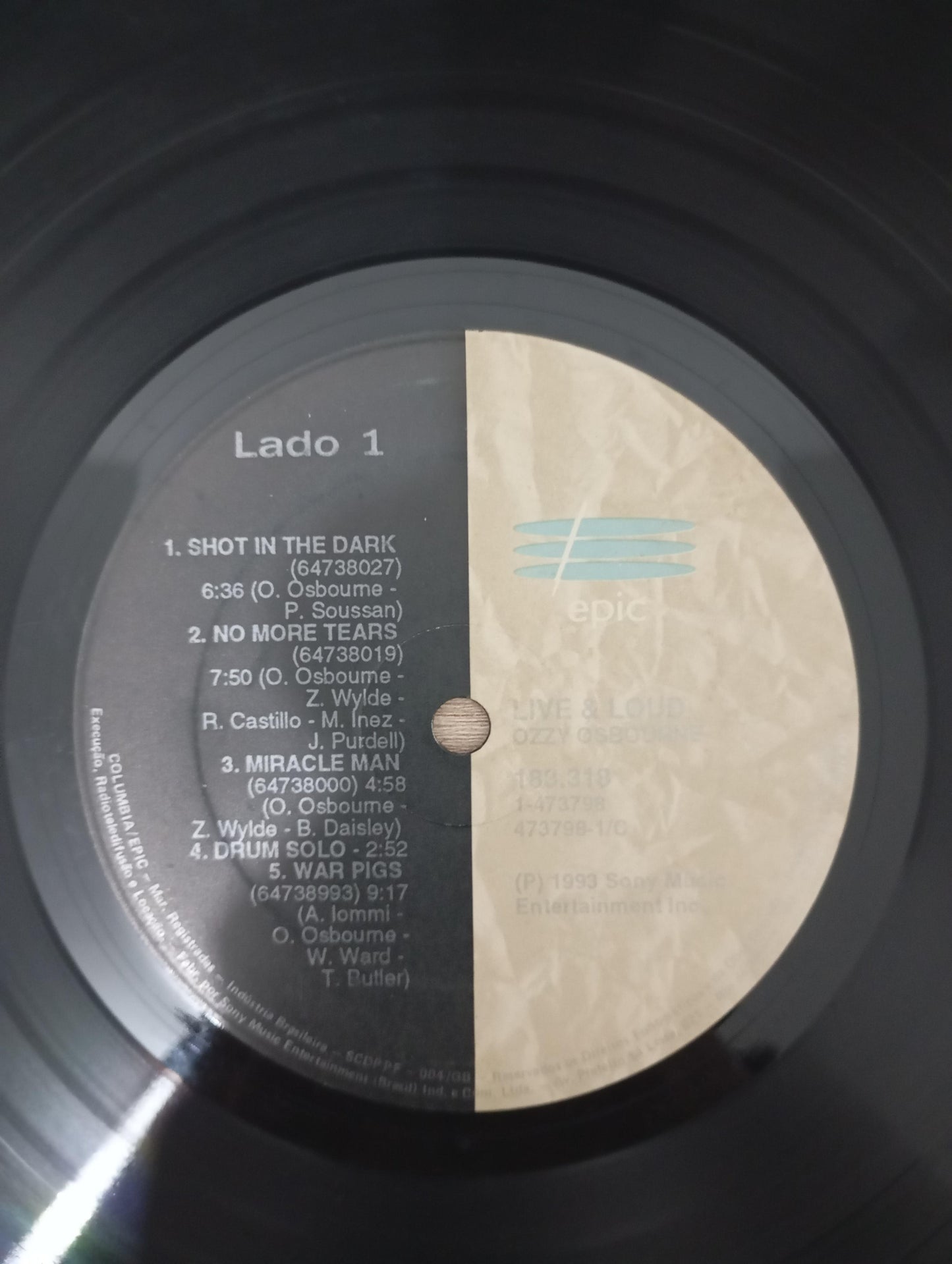 Lp Vinil Ozzy Osbourne Live & Loud Duplo