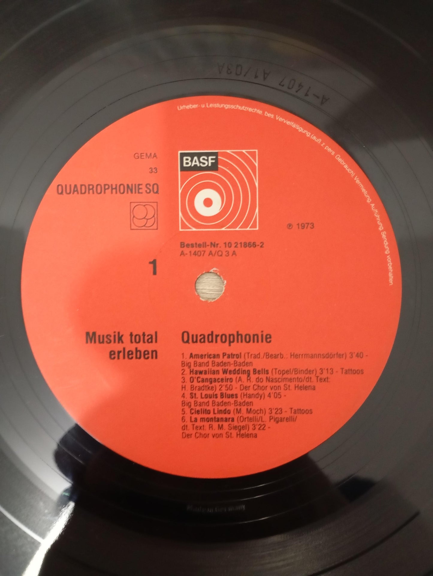Lp Vinil Musik Total Erleben