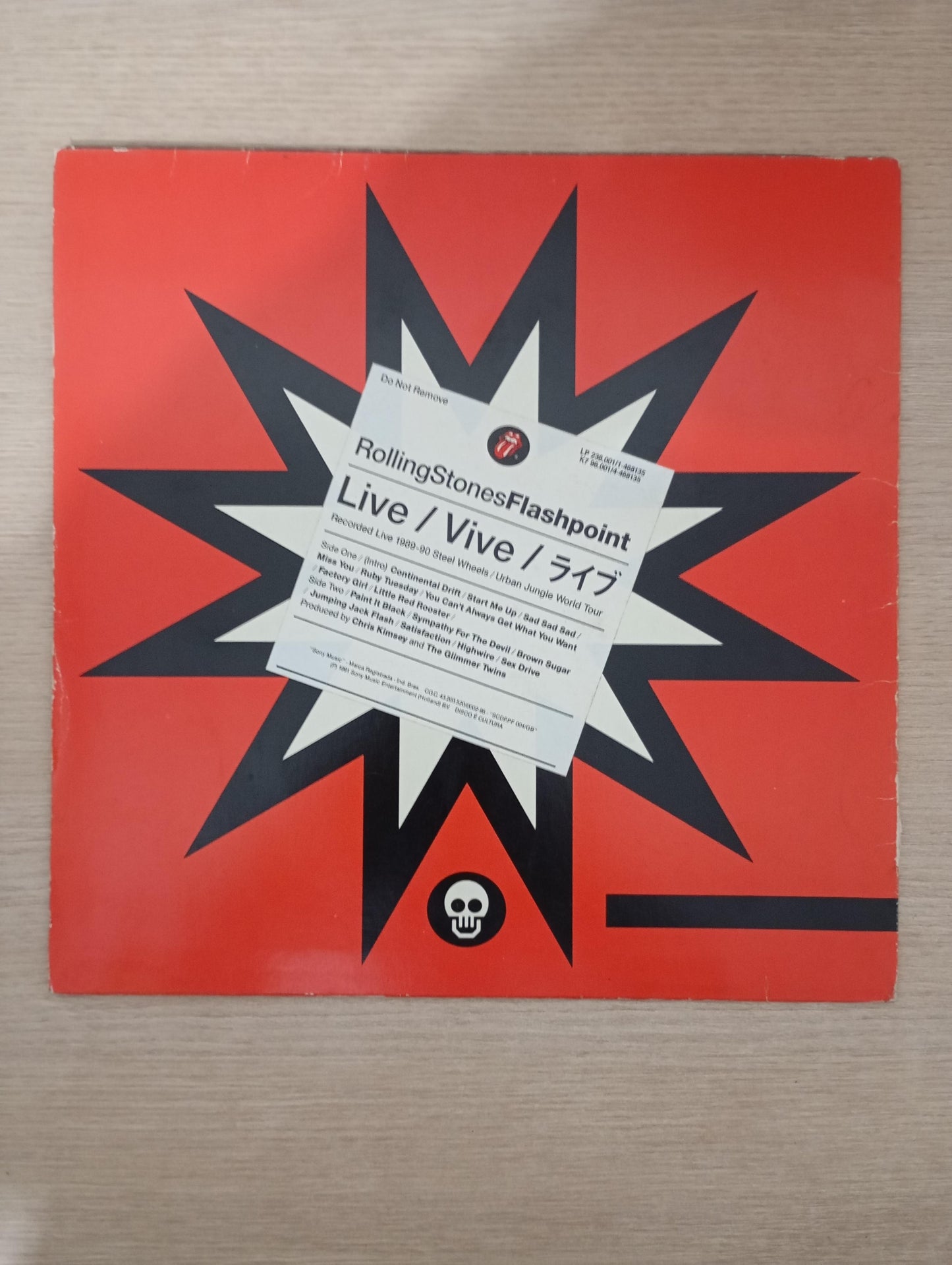 Lp Vinil The Rolling Stones Flashpoint Com Encarte