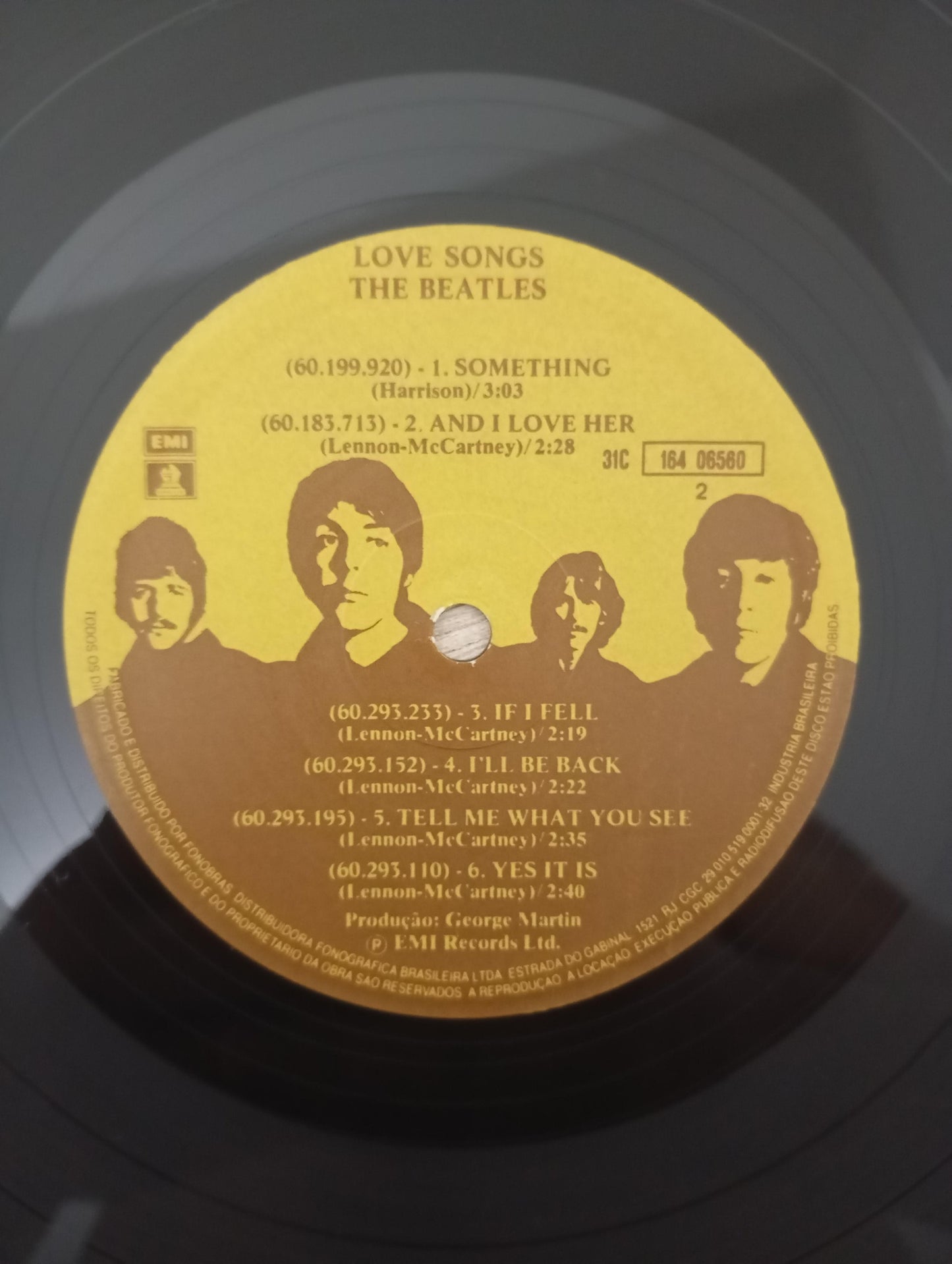 Lp Vinil The Beatles Love Songs Duplo Com Encartes