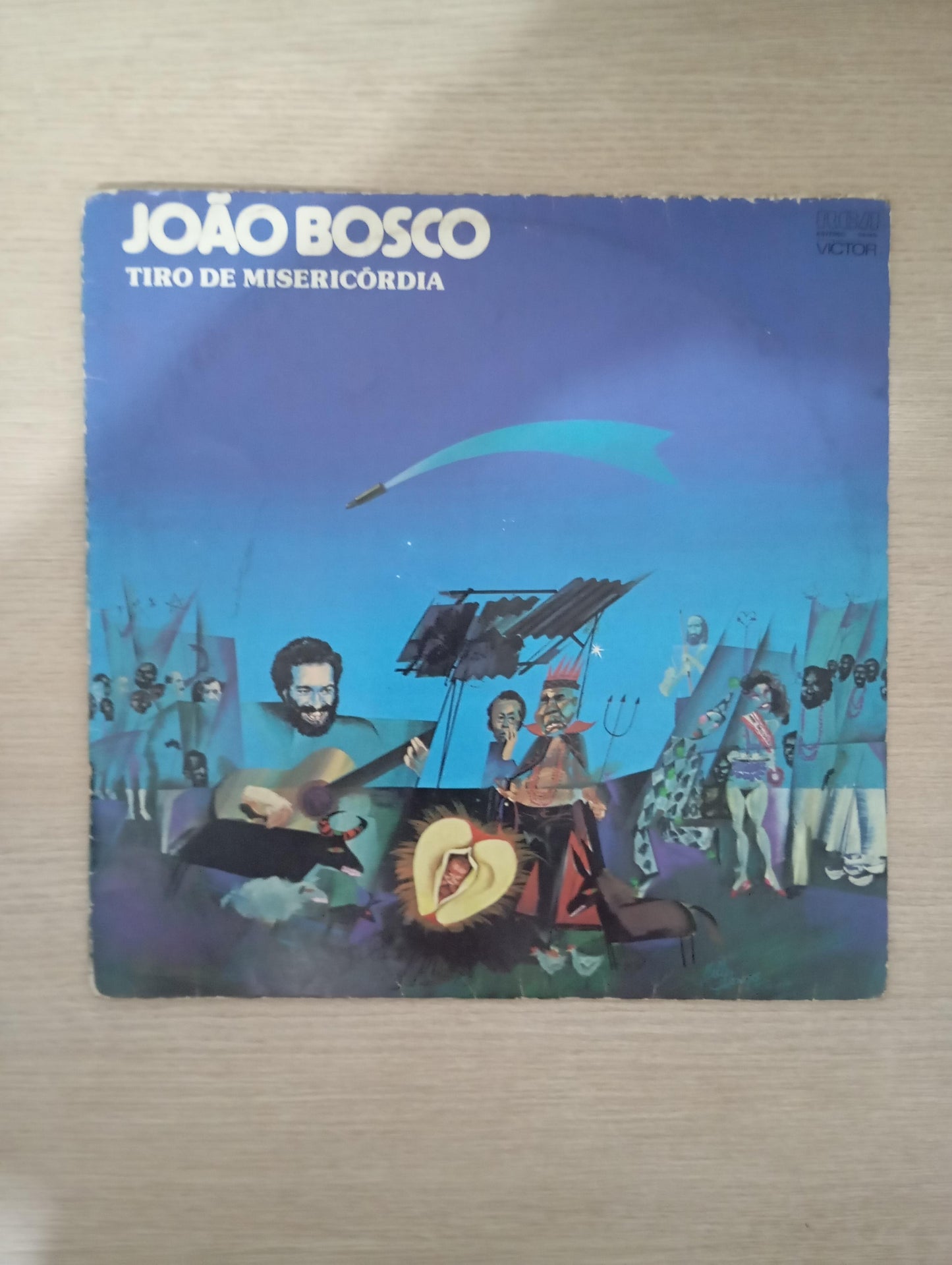 Disco Vinil Tiro De Misericórdia João Bosco Com Encarte A