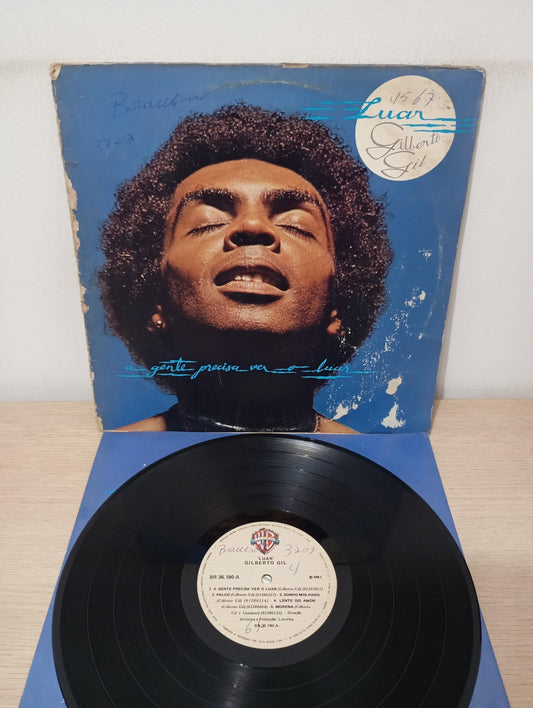 Lp Vinil Gilberto Gil Luar Com Encarte, Leia