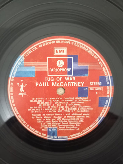 Lp Vinil Paul McCartney Tug Of War Com Encarte