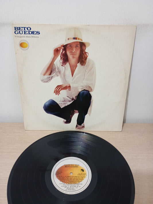 Lp Vinil Beto Guedes Viagem Das Mãos Com Encarte