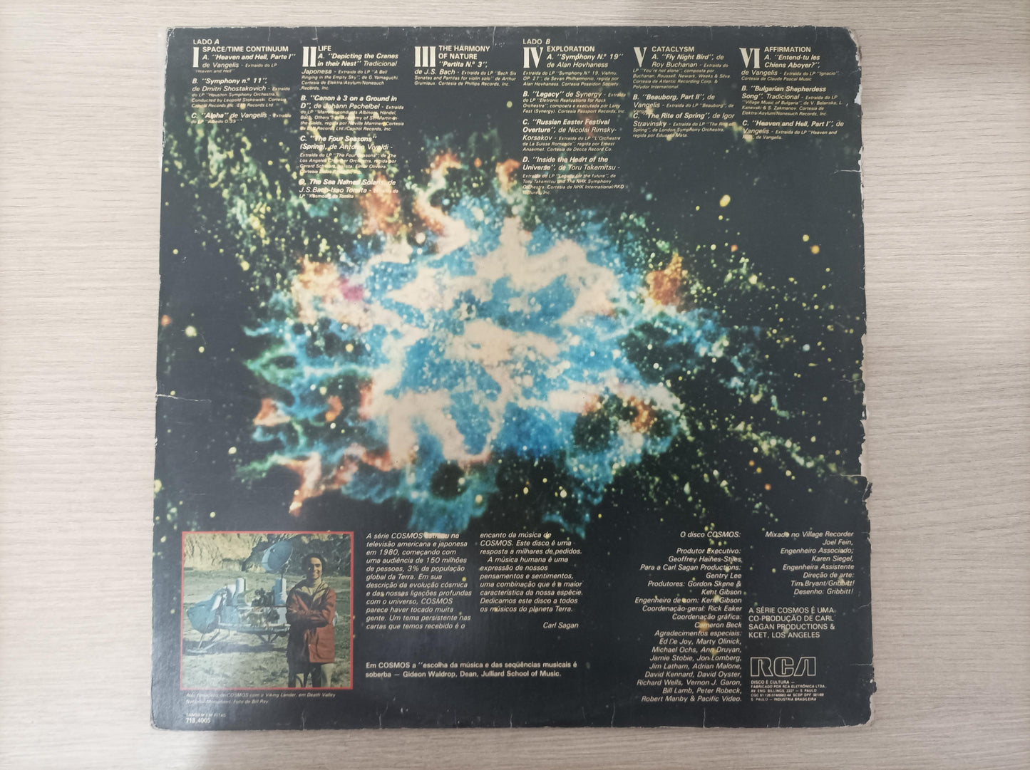 Lp Vinil A Música de Cosmos Capa Dupla