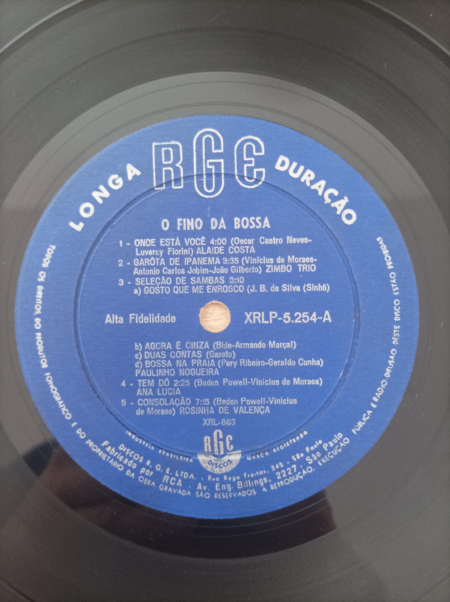 Lp Vinil O fino da Bossa