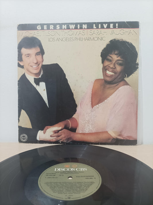 Lp Vinil Michael Tilson & Sarah Vaughan Gershwin Live!