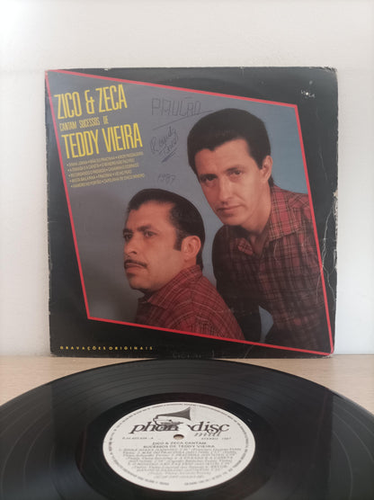 Lp Vinil Zico & Zeca Cantam Sucessos de Teddy Vieira