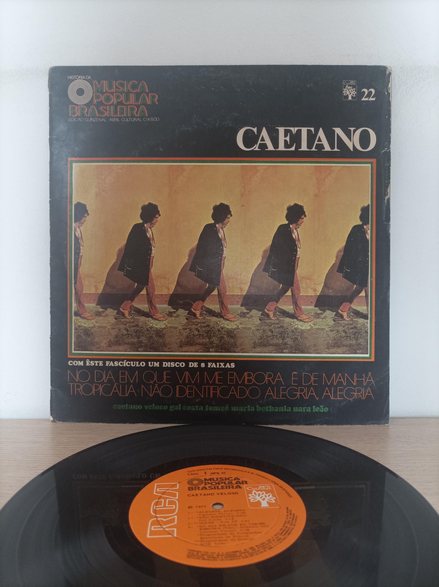 Lp Vinil Caetano Veloso História da MPB Capa Dupla