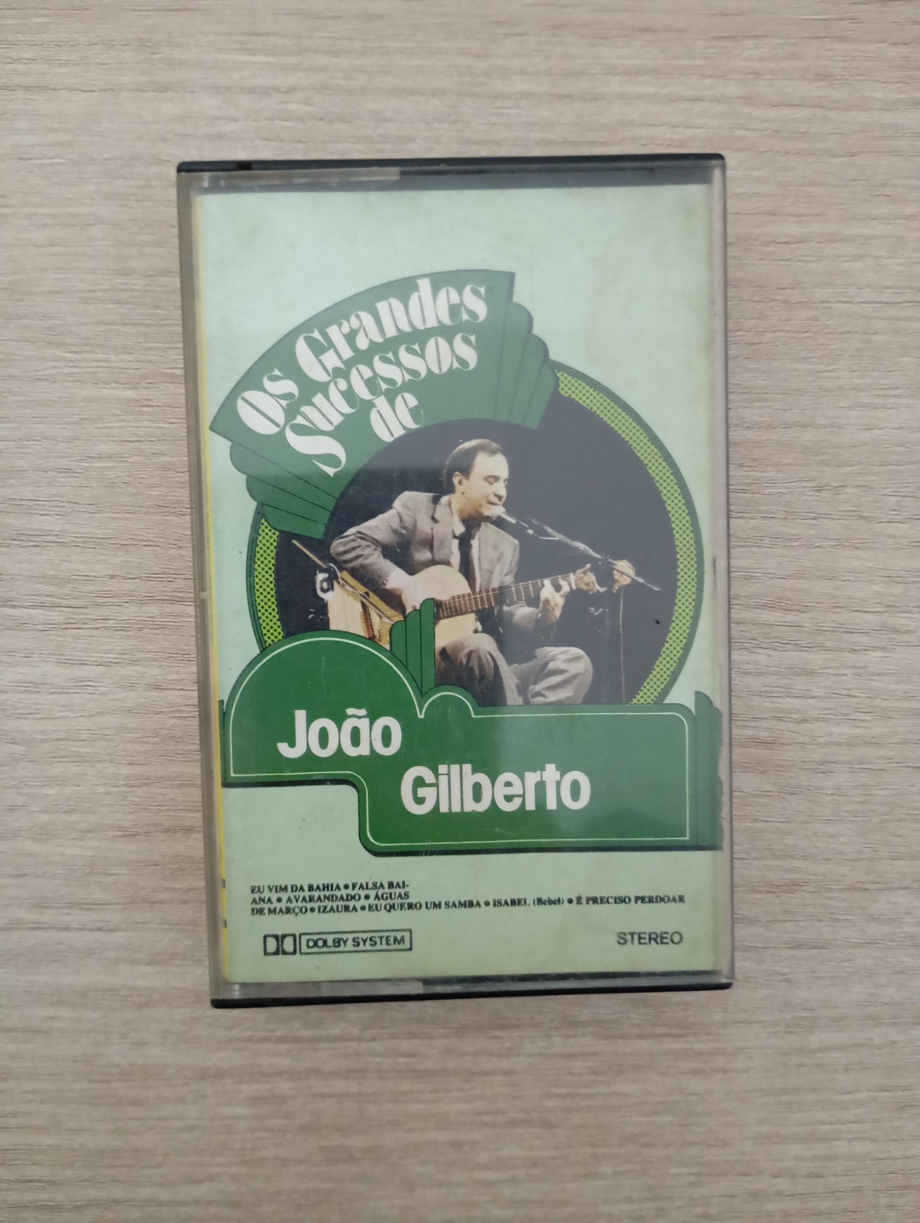 Fita K7 Cassete João Gilberto Os Grandes Sucessos de – Searom Discos