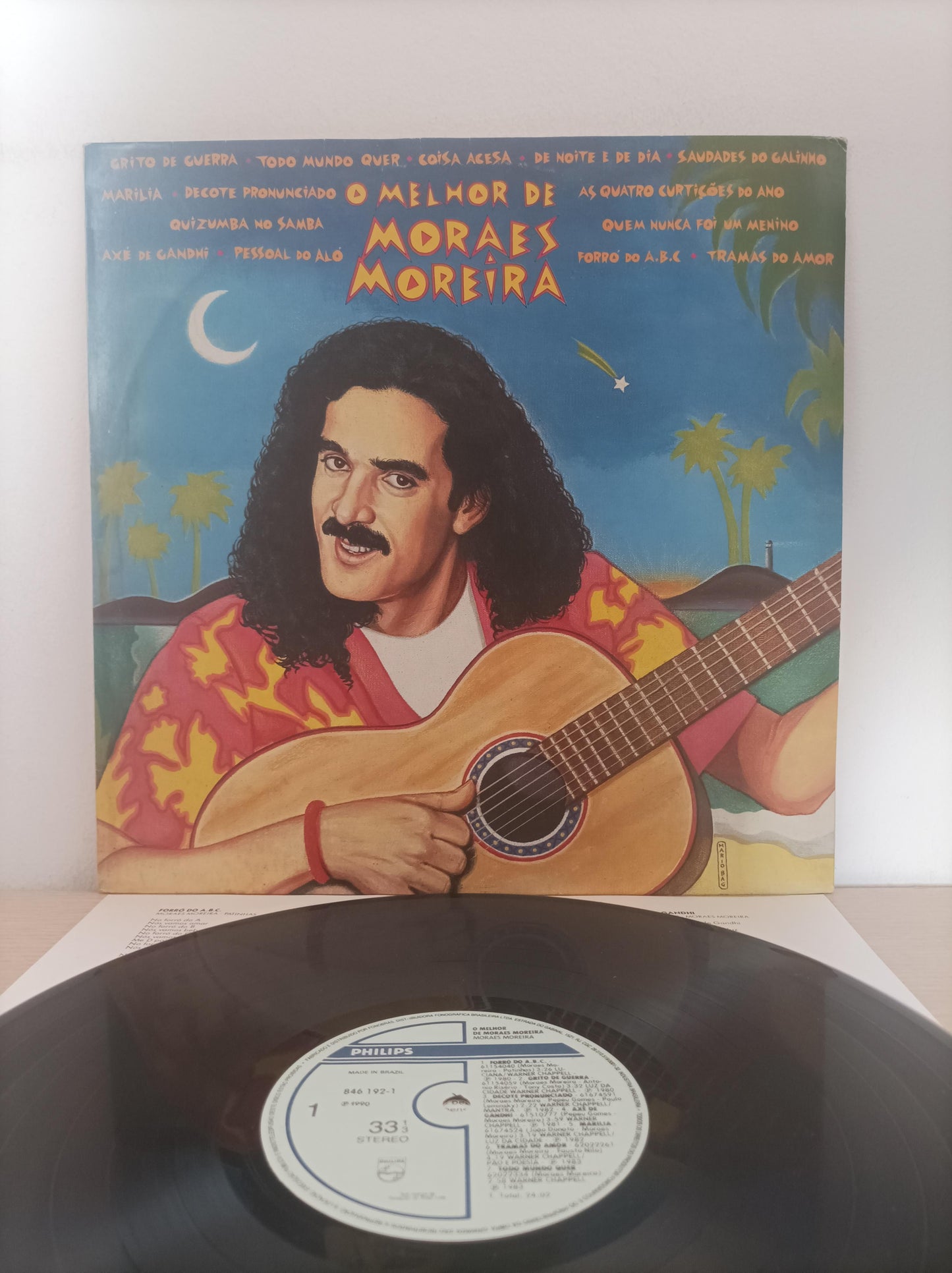 Lp Vinil Moraes Moreira O melhor de Com Encarte