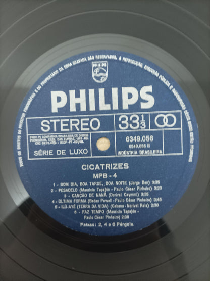 Lp Vinil MPB4 Cicatrizes Capa Dupla