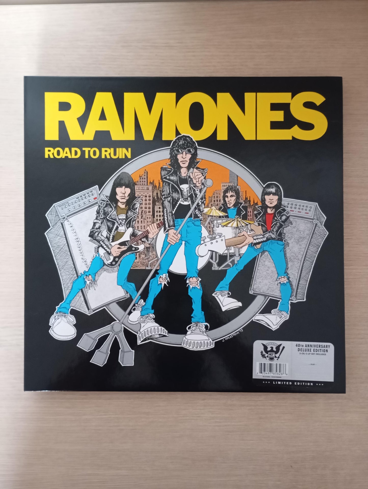 Lp Vinil Box Ramones Road To Ruin 40 Anniversary LP + 3 CDs