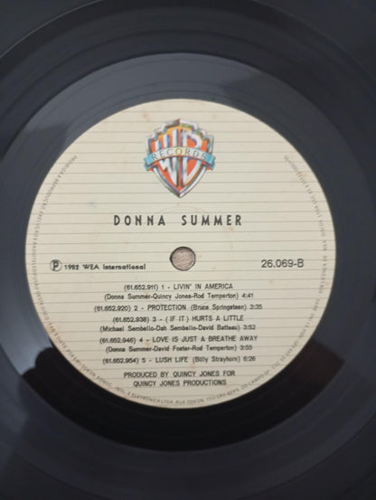 Lp Vinil Donna Summer 1982 Com Encarte