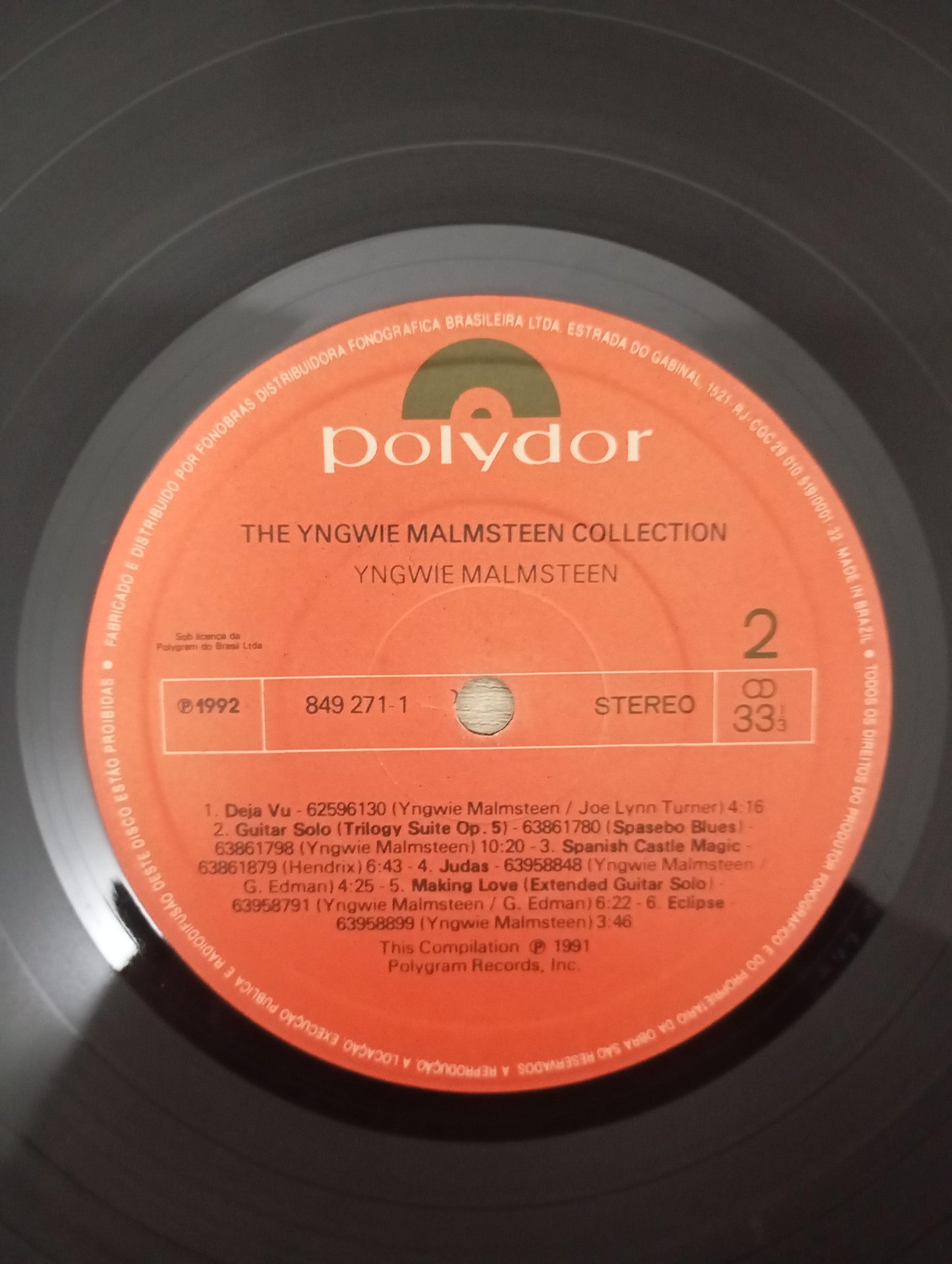 Lp Vinil Yngwie Malmsteen The Yngwie Malmsteen Collection