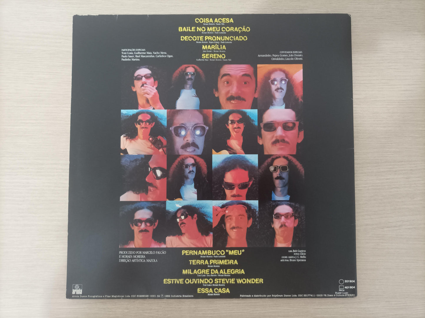 Lp Vinil Moraes Moreira Coisa Acesa Capa Dupla Com Encarte